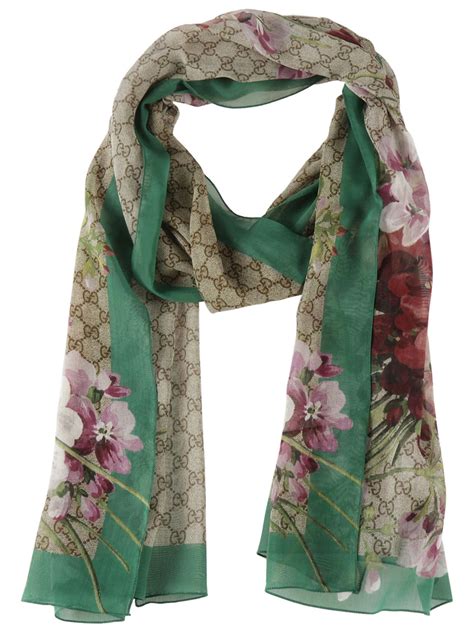 gucci blooms wool scarf|Gucci scarf on sale.